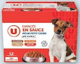 Super U Marignier - Promo Emincés en sauce pour petit chien Promo Emincés en sauce pour petit chien à 3,19 € dans le catalogue Super U à Marignier
