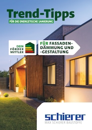 Max Schierer Prospekt für Falkenstein, Oberpf und Umgebung: „Trend-Tipps FÜR DIE ENERGETISCHE SANIERUNG“, 6 Seiten, 24.05.2024 - 02.06.2024