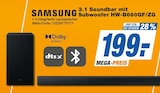 3.1 Soundbar mit Subwoofer HW-B660GF/ZG bei expert im Cham Prospekt für 199,00 €