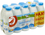 LAIT DEMI-ÉCRÉMÉ AUCHAN - AUCHAN en promo chez Auchan Hypermarché Issy-les-Moulineaux à 9,90 €