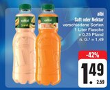 Saft oder Nektar Angebote von albi bei E center Erlangen für 1,49 €