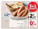 Promo Véritable Knack d'Alsace Qualité Supérieure à 0,74 € dans le catalogue Hyper U à Nieppe