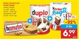 Netto Marken-Discount Ennepetal - Duplo, Hanuta und Kinder Riegel Angebot im Prospekt Duplo, Hanuta und Kinder Riegel bei Netto Marken-Discount im Ennepetal Prospekt für 6,99 €