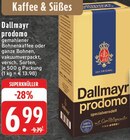 prodomo gemahlener Bohnenkaffee oder ganze Bohnen im Angebot bei E center in Grevenbroich prodomo gemahlener Bohnenkaffee oder ganze Bohnen Angebote von Dallmayr bei E center Grevenbroich für 6,99 €
