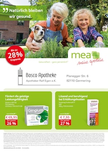 mea - meine apotheke Prospekt für Gilching mit 4 Seiten mea - meine apotheke Prospekt für Gilching: Unsere Oktober-Angebote, 4 Seiten, 30.9.2021 - 31.10.2021