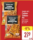Cashew-Erdnuss-Mix Honig & Salz von Trader Joe's für 2,29 € bei ALDI Nord im Angebot Cashew-Erdnuss-Mix Honig & Salz von Trader Joe's im aktuellen ALDI Nord Prospekt
