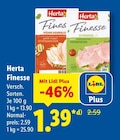 Finesse im Angebot bei Lidl in Göttingen Finesse Angebote von Herta bei Lidl Göttingen für 1,39 €