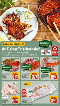 Wurst im REWE Prospekt "Dein Markt" mit 34 Seiten (Recklinghausen)
