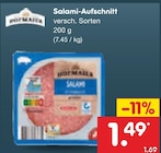Salami-Aufschnitt im Angebot bei Netto Marken-Discount in Stendal Salami-Aufschnitt Angebote von Hofmaier bei Netto Marken-Discount Stendal für 1,49 €