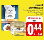 Katzennahrung von Gourmet im aktuellen EDEKA Prospekt für 0,44 €