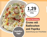 Aktuelles Creme mit Radieschen und Paprika Angebot bei aktiv & irma in Oldenburg ab 1,29 €