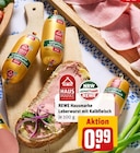 Aktuelles Leberwurst mit Kalbfleisch Angebot bei REWE in Duisburg ab 0,99 €