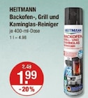 Backofen-, Grill und Kaminsglas-Reiniger von HEITMANN im aktuellen V-Markt Prospekt für 1,99 €