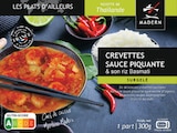 Crevettes sauce piquante & son riz basmati surgelé - MADERN à 3,29 € dans le catalogue Intermarché Hyper