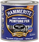 Peinture(d) extérieure métal direct sur rouille Hammerite brillant laqué noir 2,5L - Hammerite en promo chez Castorama Marseille à 59,90 €