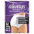 Culottes pour fuites urinaires - ALWAYS DISCREET en promo chez Carrefour Culottes pour fuites urinaires - ALWAYS DISCREET dans le catalogue Carrefour