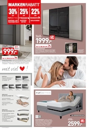 Aktueller Möbel Wallach Prospekt mit Bett, "MARKEN KOMPETENZ WOCHEN", Seite 7
