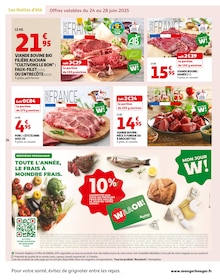 Promo Crevettes Crues Surgelées dans le catalogue Auchan Hypermarché du moment à la page 26