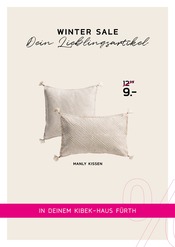 Aktueller Kibek Prospekt mit Kissen, "WINTER SALE", Seite 9