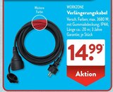Verlängerungskabel Angebote von WORKZONE bei ALDI SÜD Hof für 14,99 €