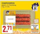 Aktuelle Hackfleisch Angebote bei Marktkauf in Leverkusen Aktuelles CEVAPCICISPIESS Angebot bei Marktkauf in Leverkusen ab 2,71 €