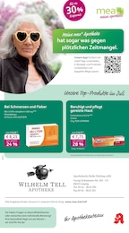 mea - meine apotheke Prospekt für Leipzig mit 4 Seiten mea - meine apotheke Prospekt für Leipzig: "Unsere Juli-Angebote", 4 Seiten, 01.07.2025 - 31.07.2025