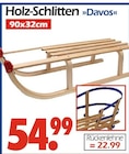 Holz-Schlitten Davos Angebote bei Wreesmann Freital für 54,99 €