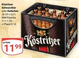 Schwarzbier im Angebot bei GLOBUS in Salzgitter Schwarzbier Angebote von Köstritzer bei GLOBUS Salzgitter für 11,99 €