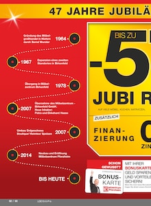 Möbelzentrum Pforzheim Pforzheim Prospekt der aktuellen Woche, gültig von 20.09.2025 bis 04.10.2025 Aktueller Möbelzentrum Pforzheim Pforzheim Prospekt "47. Jubiläum" mit 20 Seiten