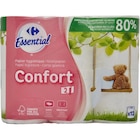 Papier hygiénique Confort - CARREFOUR ESSENTIAL - Carrefour Market Papier hygiénique Confort - CARREFOUR ESSENTIAL à 2,85 € dans le catalogue Carrefour Market