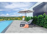 Aktuelle Terrassenplatten Angebote bei bauwelt Delmes Heitmann in Hamburg Aktuelles Curacao Terrassenpl. azugrau Angebot bei bauwelt Delmes Heitmann in Hamburg ab 59,99 €