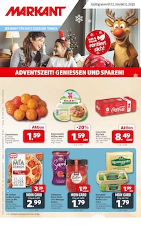 Markant Nordwest Prospekt der aktuellen Woche, gültig von 01.12.2025 bis 06.12.2025 Aktueller Markant Nordwest Prospekt "DER MARKT FÜR GUTES ESSEN UND TRINKEN" mit 9 Seiten