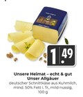 Hieber - Unser Allgäuer Angebot im Prospekt Unser Allgäuer bei Hieber im Prospekt "" für 1,49 €