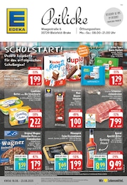 Discounter Prospekt von EDEKA Bünde EDEKA Prospekt: "Aktuelle Angebote", 24 Seiten, 18.08.2025 - 23.08.2025