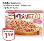 Intermezzo Schinken mit Sauerrahm Angebote von Dr.Oetker bei GLOBUS Pulheim für 1,99 €