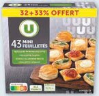 Feuilletes Aperitifs Surgeles - U en promo chez Super U Feuilletes Aperitifs Surgeles - U dans le catalogue Super U