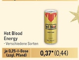 Energy Angebote von Hot Blood bei Metro Memmingen für 0,44 €