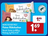 Feiner Rührkuchen bei ALDI SÜD im Maulburg Prospekt für 1,69 €