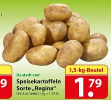 Speisekartoffeln Sorte „Regina“ bei famila Nordost in Bielefeld Speisekartoffeln Sorte „Regina“ im Angebot bei famila Nordost Bielefeld für 1,79 €