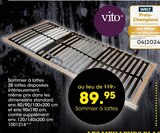 Sommier à lattes - VITO en promo chez Möbel Martin Metz à 89,95 €