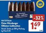 Aktuelles Feine Nürnberger Oblaten-Lebkuchen Angebot bei ALDI SÜD in Koblenz ab 1,69 €