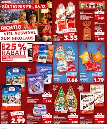 Kaufland Kinder Schokolade im Prospekt 