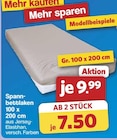 Spannbettlaken im Angebot bei famila Nordwest in Oldenburg Spannbettlaken Angebote bei famila Nordwest Oldenburg für 7,50 €