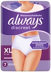 Discreet Pants Blasenschwäche von Always im aktuellen REWE Prospekt für 7,99 €