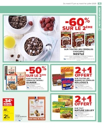 Prix et réduction Quaker dans le prospectus Carrefour en cours Offre Quaker dans le catalogue Carrefour du moment à la page 17