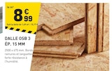 Promo Dalle osb 3 ép. 15 mm à 8,99 € dans le catalogue Tout Faire à Saint-Pourçain-sur-Sioule