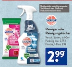 Allzweck Reinigungstücher im ALDI SÜD Prospekt Allzweck Reinigungstücher von Sagrotan im aktuellen ALDI SÜD Prospekt für 2,99 €