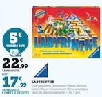 Labyrinthe - RAVENSBURGER en promo chez Super U Labyrinthe - RAVENSBURGER dans le catalogue Super U