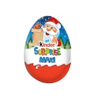 Œuf surprise maxi - KINDER en promo chez Carrefour Market Brest à 6,49 €