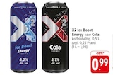 Ice Boost Energy Angebote von X2 bei EDEKA Homburg für 0,99 €